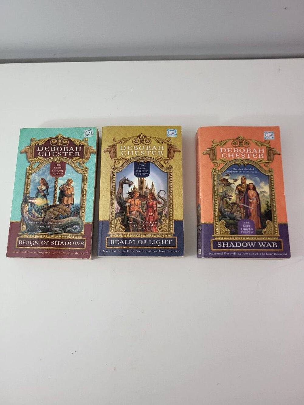 The Ruby Throne Trilogy Complete Set (3 Books) by Deborah Chester - Mass Market
